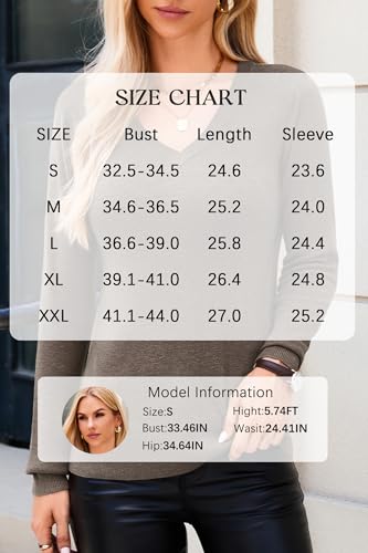 Image of Arach&Cloz Women's Wool Blend Fall Sweaters Business Casual Outfits 2026
