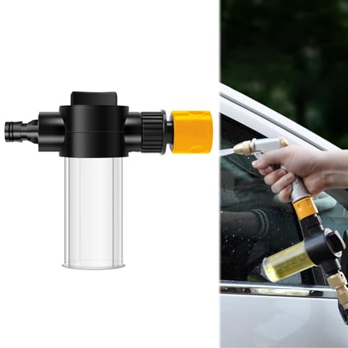 Pulvérisateur de mousse pour tuyau - Pistolet pulvérisateur pour lavage de voiture - Pulvérisateur de mousse portable pour arrosage de pelouse, lavage de voiture, bain d'animaux de compagnie