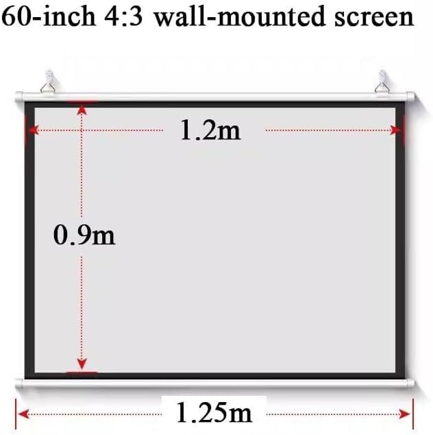 Pantalla portátil para proyección 60 pulgadas 4:3 miniatura 7