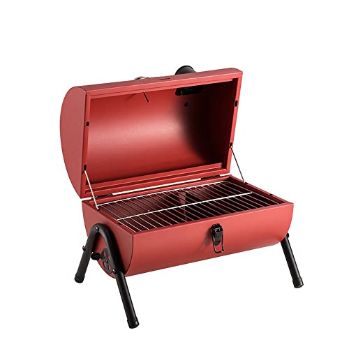 Juego de herramientas portátiles para barbacoa de carbón, kit de parrilla resistente para una experiencia perfecta de barbacoa, ideal para camping, picnics y cocinas en el patio trasero