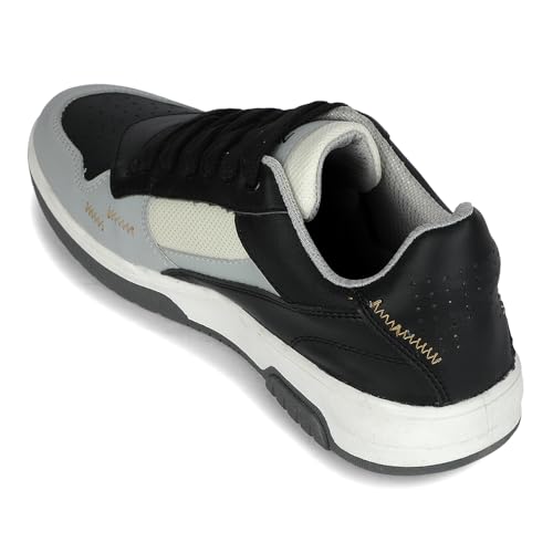 Image of Liberty LEAP7X Black Casual Sneakers for Men