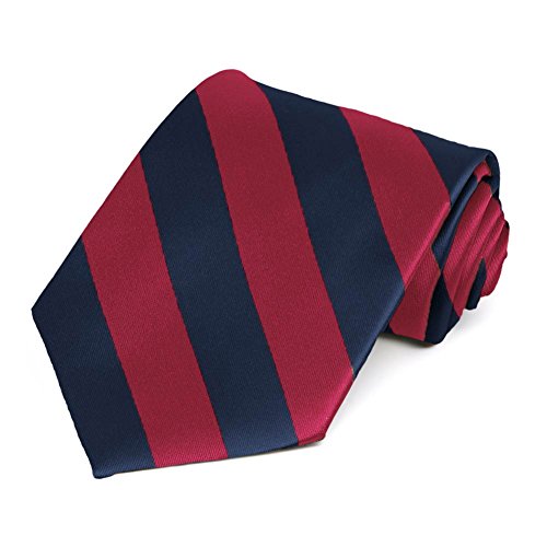 Image of tiemart Men's Striped Tie Standard Length