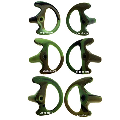Universal 2 Way Radio Replacement Ear Mold Ear Bud，Lsgoodcare 3 Pair Earmold Earbud