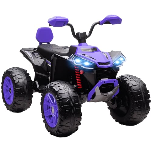 AIYAPLAY 24V Elektro Quad für Kinder, Kinderquad mit Vorwärts-, Rückwärtsfunktion,