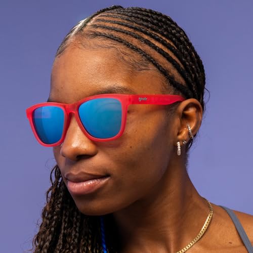 goodr Flamingos On A Booze Cruise Polarized Sunglasses for Men & Women, Medium Sized (OG), Pink Translucent Frames with Teal Mirored Reflective Lens, UV400 Protection, No Slip, No Bounce3