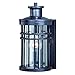 VAXCEL Wrightwood Black Motion Sensor Dusk to Dawn Outdoor Wall Light