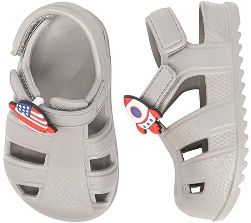 Image of ChayChax Toddler Classic Fisherman Sandals Boys Girls Closed Toe Water Pool Beach Sandal Naturally Splay