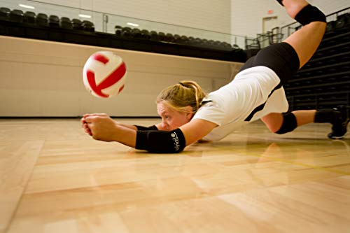 Tandem Sport Volleyball Elbow Pads - Avoid Floor Burns & Bruising - One Size Fits Most - 2 Pads, Tselbowpads, Black #TOP2