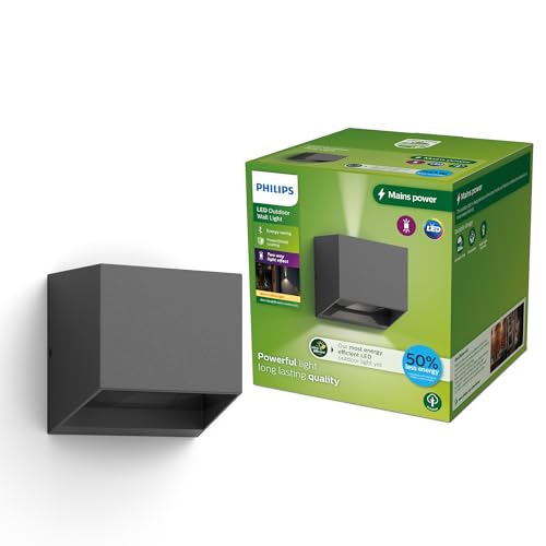 Philips Alix ultraeffiziente Wandleuchte für den Außenbereich...