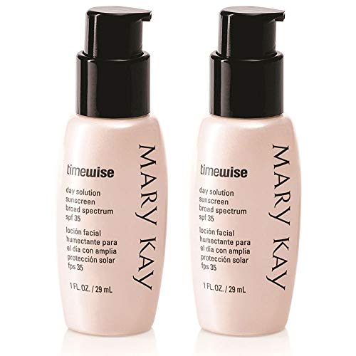 Mary Kay TimeWise Anti-Aging Day Solution Sunscreen Broad Spectrum SPF 35 1.0 fl. oz / 29 mL (2-Pack)