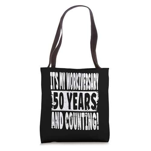 50th Work Anniversary - 50 Years And Counting! Employment Tote Bag