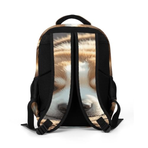 Mochila para portátil cómoda Lazy Dog Puppy contra el dolor de espalda 5