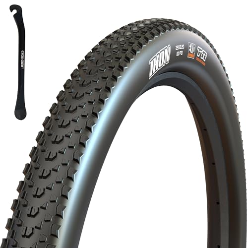 MAXXIS Ikon - Neumático para bicicleta de montaña de 29 x 2.35 pulgadas con protección contra pinchazos EXO con palanca de neumático Cycle Crew