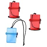 Toyvian 1 Juego Cajas De Almacenamiento Impermeables Estuche Portátil Accesorios Y Actividades Color Aleatorio 3 Piezas