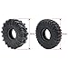 1/24th RC Car Tires Rubber Wheel Tyres 62mm for Axial SCX24 Deadbolt Gladiator Bronco (C Style)