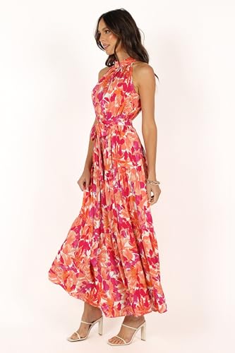 Petal & Pup Women's Caroline Maxi Halter Dress3