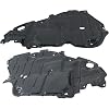 Engine Splash Shield Under Cover Set of 2 Plastic for 2007-2011 Toyota Camry Direct Replacement 5144206100 5144106110