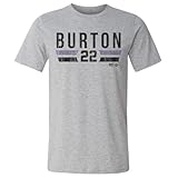 500 LEVEL Veronica Burton Golden State Font Shirt (Heather Gray, XXX-Large)