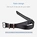 MZBUTIQ 14mm Nylon Watch Strap Band Black Thin Watch Strap Replacement for Women Long