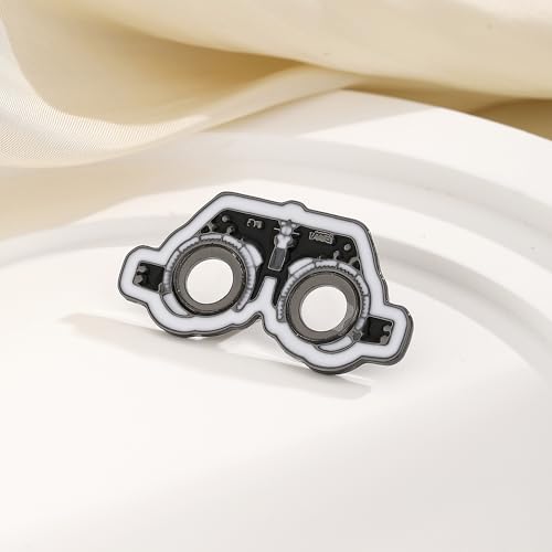 Image of Medical Optometrists Enamel Brooch Ophthalmology Vision Test Optometry Pin Jewelry for Doctor Nurse Backpack Lapel Badge