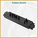 Partuto Front Left Side 6 Way Car Power Seat Switch Control Adjustment Adjust Recline Recliner Switch Fit for Honda Odyssey - Pack of 1 Black Replacement