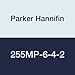 Parker Hannifin 255MP-6-4-2 Brass Manifold for Pipe Fitting, 3/8" Thread x 1/8" Thread x 1/4" Thread