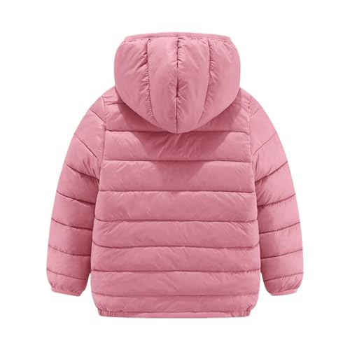 Hooded Puffer Jackets for Boys Girls Lightweight Packable Winter Down Coat Zipper Kids Warm Puffy Quilted Outerwear Windproof2