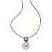 Produktbild ZEEme Damen Halskette 925 Sterling Silber Muschel Zirkonia 45.00 cm weiß 500244749RV