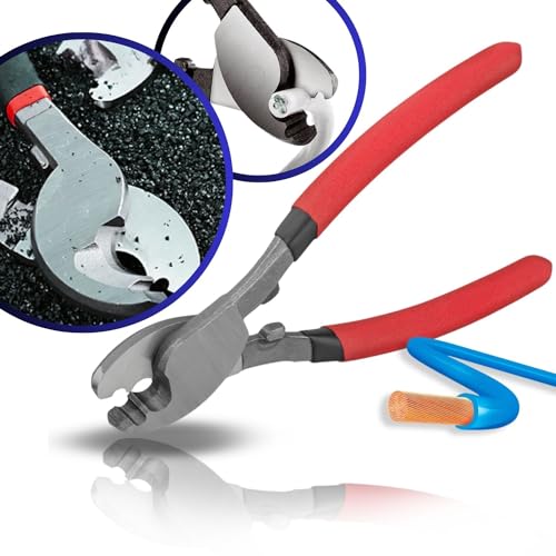 Alicate Tesoura Cortador de Fio Cabo Grosso Cobre Alumínio Até 5mm 6 Pol 165mm Multifuncional Eletri