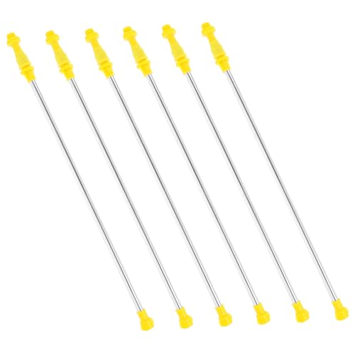 STOBOK 6pcs Long Reach Garden Sprayer Rods Telescopic Lance Sprayer Extension Durable Knapsack Wand for Agricultural and Garden Use Stretchable Replacement Rods