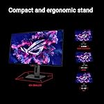 ASUS ROG Strix 32” 4K OLED Gaming Monitor (XG32UCWG) - TrueBlack Glossy OLED, Dual Mode (4K@165Hz, FHD@330Hz), 0.03ms, G-SYNC Compatible, Neo Proximity Sensor, USB-C, HDMI 2.1, 3 yr Warranty - Image 2