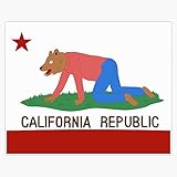 California Republic BoJack Horseman Flag Sticker Vinyl Decal Bumper Sticker 5'