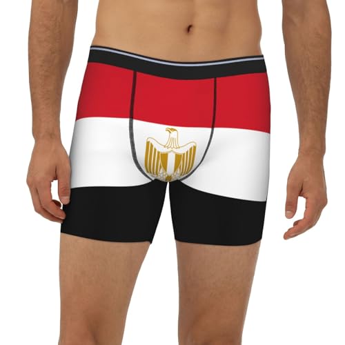 Egyptian flag Printed men's breathable boxer briefs - multiple, perfect to show your figure2