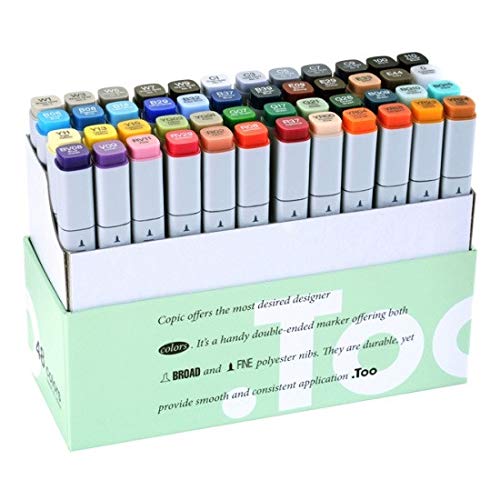 Copic Markers - Juego de 48 rotuladores
