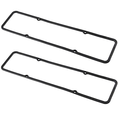 Wollvon Small Block Chevy Valve Cover Gasket Set 7484Box 1628 Compatible With Sbc 283 302 305 307 327 350 383 400 400 Race Engine #TOP3