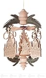 dresdner christbaumschmuck  Rudolphs Schatzkiste Baumschmuck Wärmespiel Zweig Dresdner Frauenkirche/Christi Geburt, zum Hängen Breite x Höhe x Tiefe 10 cmx12,5 cmx10 cm NEU Erzgebirge Christbaumschmuck Baumbehang