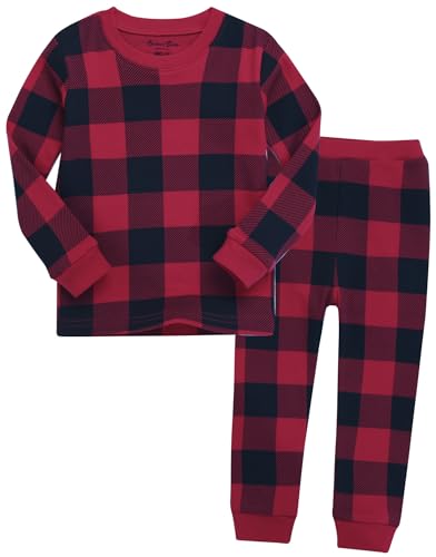 Vaenait Matching Christmas Pajamas For Family Xmas Pjs Matching Buffalo Plaid Sets Redblack K'I'D L