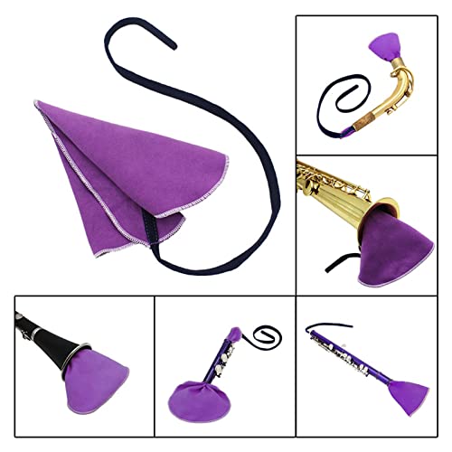HaloVerde Saxophone Cleaning Cloth Outlast Synthetic Fiber with Pull Through Swab for Oboe Clarinet and Saxophone - Thumbnail 7
