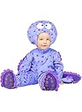 Funidelia | Disfraz de Pulpo para bebé Animales - Disfraz para niños y divertidos accesorios para Fiestas, Carnaval y Halloween - Talla 6-12 meses - Morado
