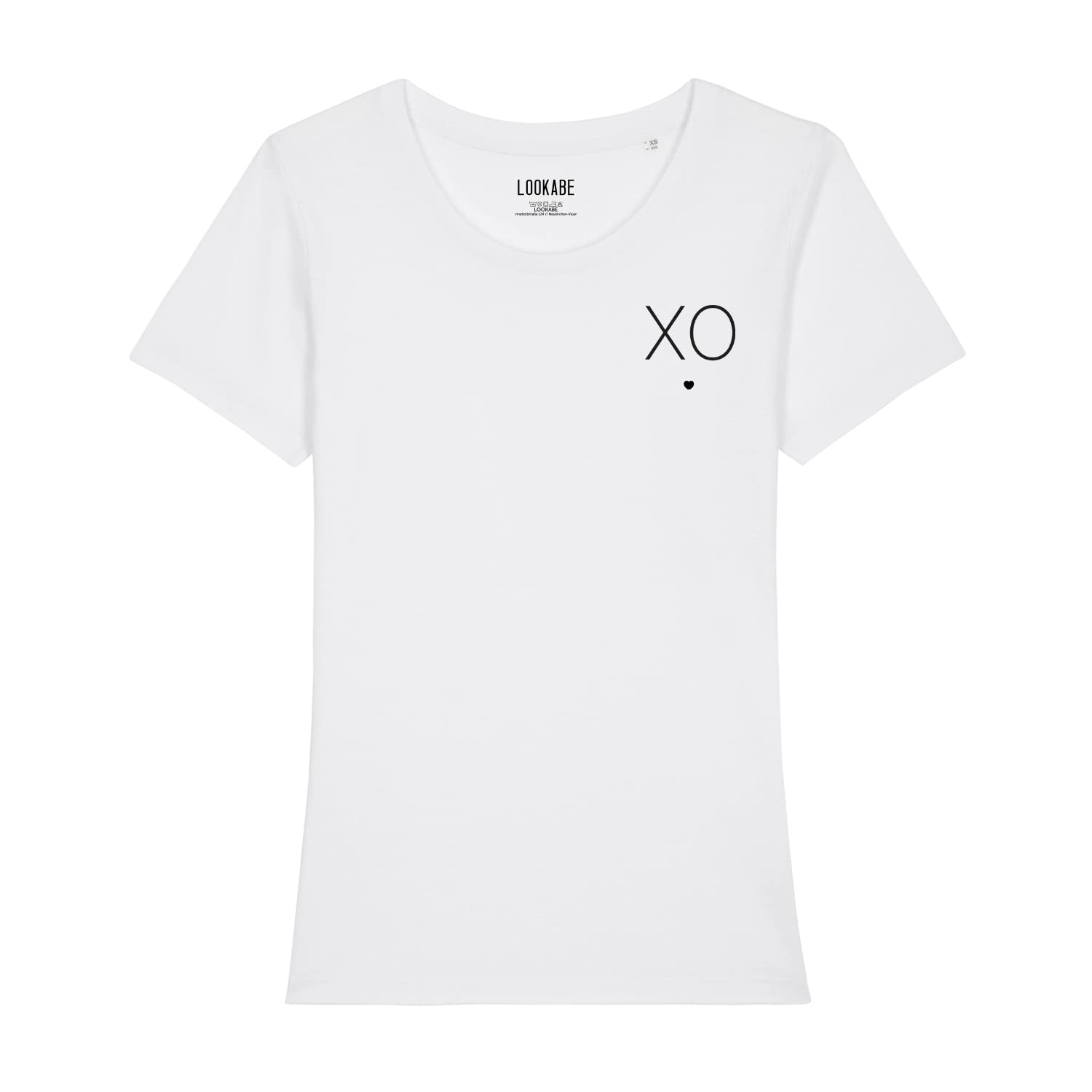 Damski T-Shirt Expresser - XO - Sportowy styl Street-Style Basic T-Shirt z bawełny organicznej na wiosnę i lato