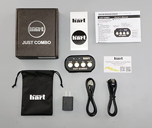 Maker Hart Just Combo - Podcast Mini 3 Channel Audio Mixer With Stereo/Bluetooth/Mic With Microphone Power Input, 2 Outputs & Usb Audio Out, Easy For Video Conference #TOP3