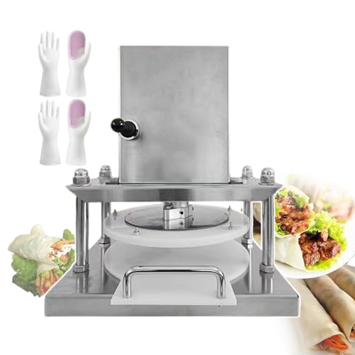 UMJIGF Electric Pizza Dough Press | Commercial Rolling Pin 2000w Pizza Maker | Electric Pizza Forming Machine with Thickened Bottom | Suitable for Rolling Pizza Dough and Pizza Base,25cm,25cm