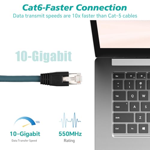 Cable Industrial Ethernet M12 a RJ45 Cat6 3 m miniatura 3