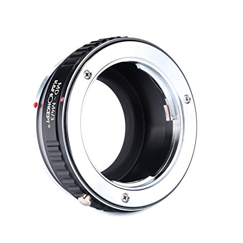 K&F Concept Adapter para montura Minolta MD a montura Micro 4/3 M4/3 miniatura 4