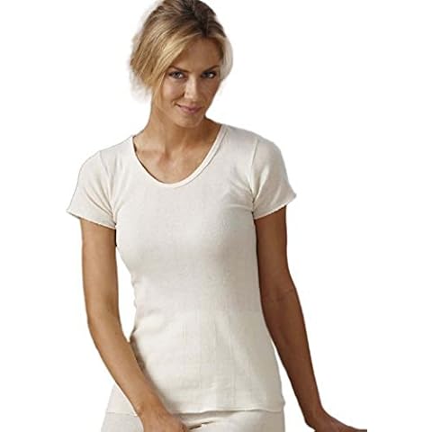 Indera Women's Cotton Short Sleeve Vest 3-Pack Cover
