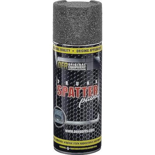 OER Black and Aqua Trunk Spatter Paint