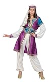 WILBERS & WILBERS 4517 - Disfraz de Noches Árabes para mujer, conjunto de 3 piezas, disfraz oriental para Carnaval, fiesta temática