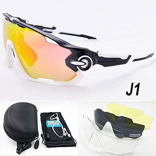 UBERSWEET® JPF14 Lens Jaw Breaker Outdoor Sports Cycling Glasses Pochromic Polarized Men Cycling Eyewear Sunglasses with M...