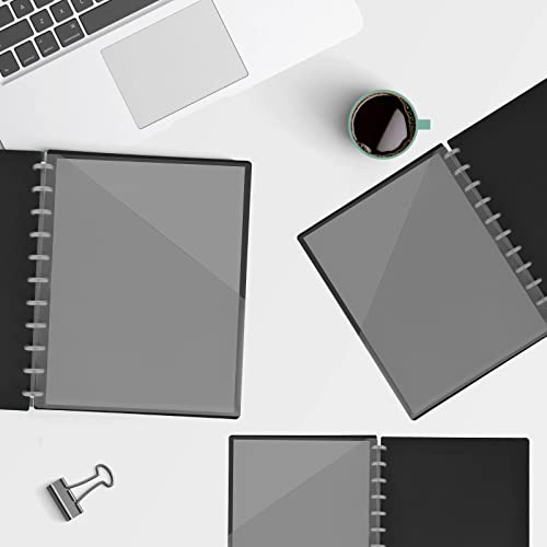 Carnet à disques gris idéal pour structurer vos réunions de bureau et projets - 5