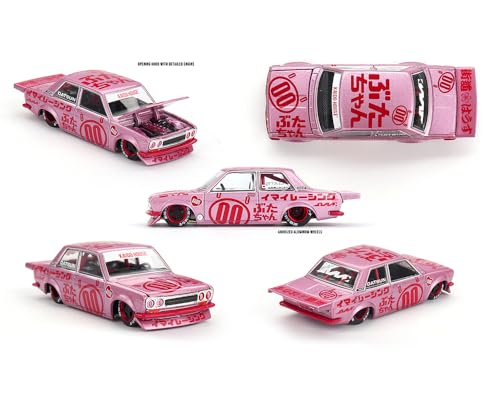 Mini GT 510 Pro Street Buta V1 Pink Metallic 1/64 miniatura 5